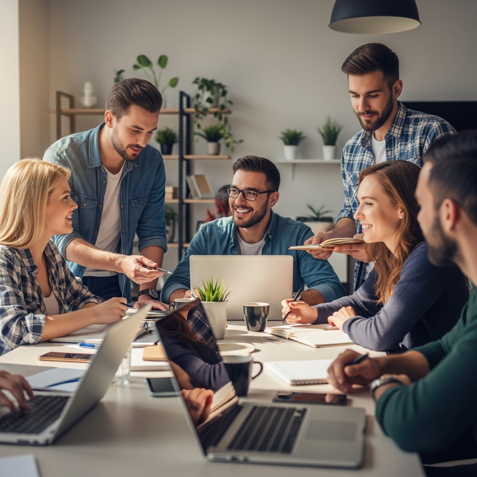 Gençler farklı ülkelerden gelen arkadaşlarıyla birlikte çalışma yaparken, çok kültürlü ortamda önemli anılar biriktiriyor.